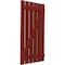 Ekena Millwork Americraft 6-Board (2 Batten) Wood Spaced Board-n-Batten Shutters w/ Z-Bar, ARW102SB623X77MRH, PR ARW102SB623X77MRH - alternate 3